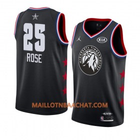 Maillot NBA Minnesota Timberwolves Derrick Rose 25 2019 All-Star Jordan Brand Noir Swingman - Homme